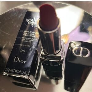 Dior Couture Colour Lipstick In Shade 999 Matte Deep Red NWT NEW WITH TAG
